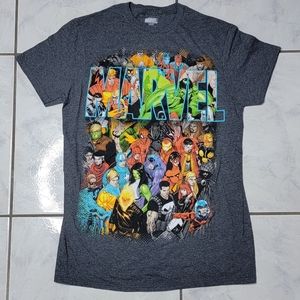 Marvel shirt with major marvel characters